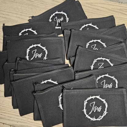 Pochette à crayon en tissu - Jésus