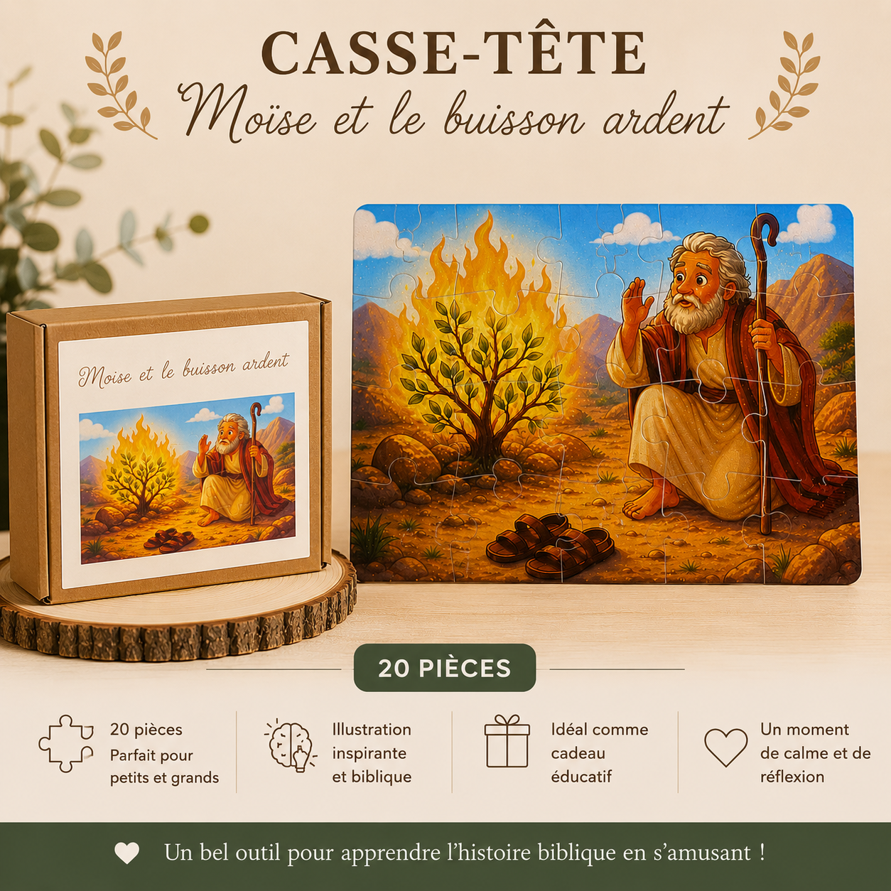 Moise et le buisson ardent
